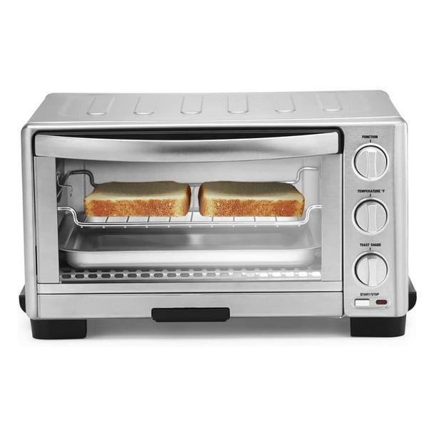 Countertop Toaster Oven for Bake Broil Toast with Bake Pan