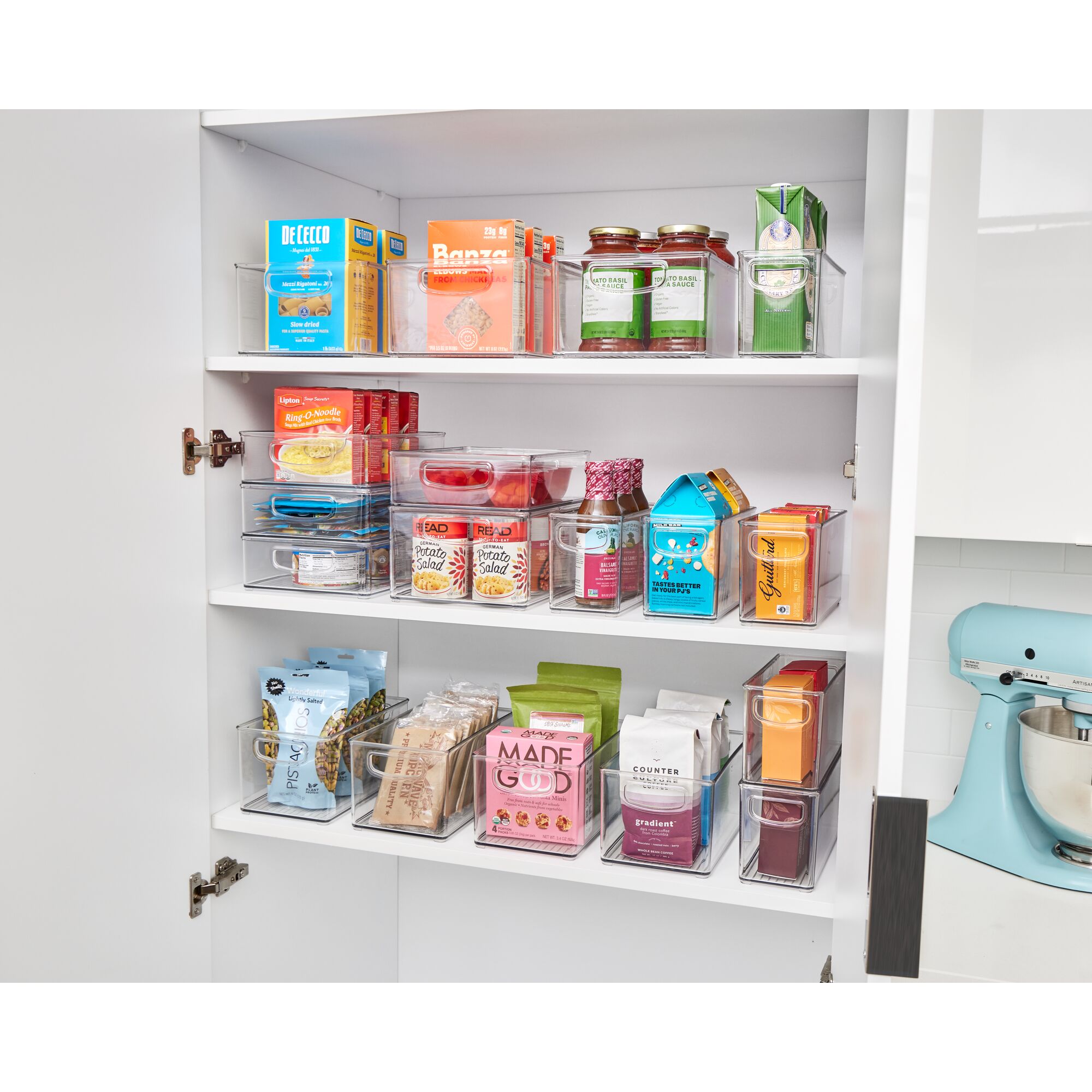 iDesign, 18-Piece Clear Bin Organization Set