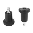 thumbnail image 4 of Glisseurs Profil Haut de Remplacement pour Chaise de Bureau Sans Roues & Tabouret de Bar, Roulettes Fixes, 4 of 4
