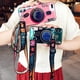thumbnail image 2 of Soporte Emergente Crossbody Funda Para Teléfono OPPO A54 A16 A15 A15s A3s A5s A7 A11k A12 A12e A31 Realme C1 Lujo 3D Bluray Cámara Doraemon Carcasa Con Ajustable Cordón Suave TPU Cubierta Trasera, 2 of 4