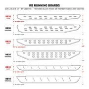 Go Rhino 69415587SPC RB20 Slim Line Running Boards with Mounting Brackets Kit For 15-24 F-150, F-250 Super Duty, F-350 Super Duty (Crew Cab Pickup)