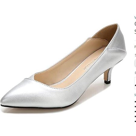 

Womens Pointed Closed Toe Pumps Shoes Mid Heel Office Dress Shoes Size 6