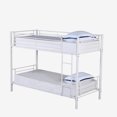 thumbnail image 2 of Cosmic Homes Canada Reston Metallic Convertible Bunk Bed (Single/Single) – White, 2 of 2