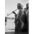 thumbnail image 2 of Bedouin Man Smoking A Long Pipe. History (18 x 24), 2 of 2