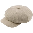 thumbnail image 6 of CoCopeaunts Newsboy Hats for Women Flat Cap Vintage Plaid Octagonal Newsboy Cap Artist Painter Berets Casual Adjustable Beret Hat, 6 of 7