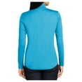 thumbnail image 2 of Womens PosiCharge Competitor 1/4-Zip Lightweight Polyester Pullover Atomic Blue X-Large, 2 of 8