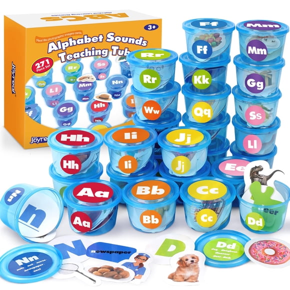 Clasificadores Alphabet Learning Toys Joyreal ABC con tarjetas didácticas