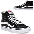 thumbnail image 5 of 8.5 M US Women / 7 M US MenSk8-hi parte superior (Negro.Blanco)Sk8-Hi Unisex Casual High-Top Skate Shoes, Comfortable and Durable in Signature Waffle Rubber Sole, 5 of 5