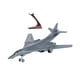 thumbnail image 2 of Molde de avión de combate, modelo de avión de la Fuerza Aérea portátil con juguete de avión ligero gris, 2 of 9