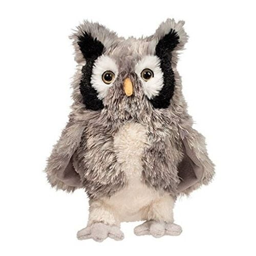 Screech Silver Owl 10 inch - Stuffed Animal by Douglas Cuddle Toys (3845) - Walmart.com