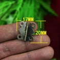 thumbnail image 3 of 12x Metal Hinges Jewellery Chest Box Dollhouse Hinges 20x17mm, 3 of 6