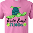 thumbnail image 4 of Inktastic Miami Beach, Florida Happy Sea Turtle T-Shirt, 4 of 5