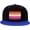 C3054, variant on Lesbian Pride Rainbow LGBT Flag Trucker Hat Baseball Cap Women Cowboy Hat Men Dad Hat Adjustable Snapback Hat White