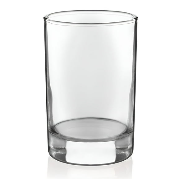 ACDANC Heavy Base Juice Glass (Set of 4),5.5 oz,Clear