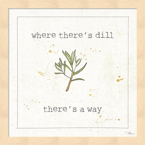 Spice Notes III by Pela Studio, Framed Wall Art, 13.25W x 13.25H