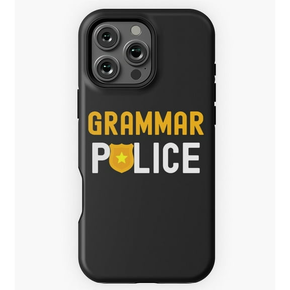Halloween Easy Grammar Police GA3639 Phone Case for iPhone 11 to 17 Pro Max