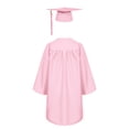 thumbnail image 2 of renvena Robe de Collation des Grades pour Enfants avec Pompon Uniforme Scolaire Rose 21, 2 of 6