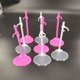 thumbnail image 4 of Vogacara Soportes de almacenamiento para sujetar muñecas de 12 piezas, soporte de exhibición de figuras para el hogar, accesorios de juguetes Muñecas y casas de muñecas Transparente, 4 of 6