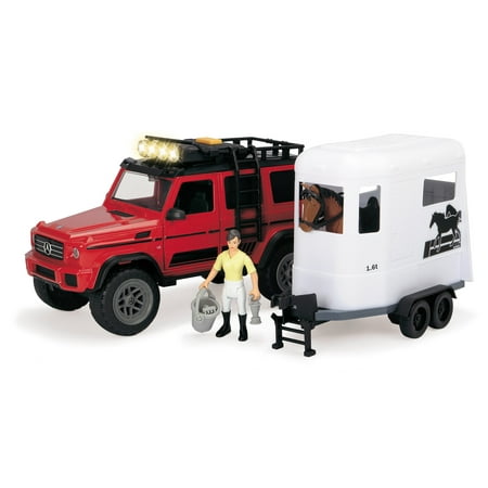 Dickie Toys - Playlife, Horse Trailer Set