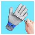 thumbnail image 2 of Stainless Steel Grade 5 Anti-cut Wear-resistant Slaughter Gardening Hand Protection Labor Insurance Steel Wire Gloves 1pcs Safety Gloves ,Wide Use, 2 of 7