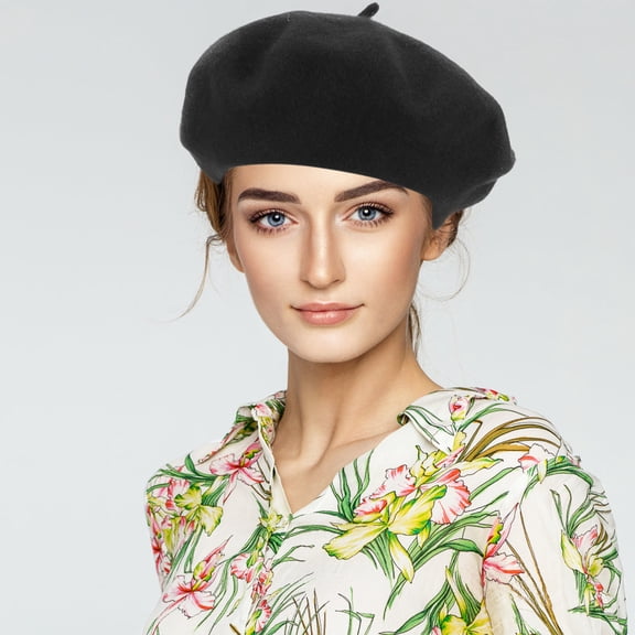 LEXSOMEO Women Beret Hat Fashionable Beret Hat Woolen Beret Hat Adult Beret Hat Girls Hair Accessory