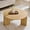 Natural, variant on Aitjunz 33" Round Coffee Table, Modern Wood Center Table with Unique Pedestal Base for Living Room, Natural