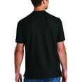 thumbnail image 3 of Gildan Short Sleeve Pique Polo Men's Shirt - 100 Cotton, Black, Sizes S-3XL, Embroidery Suitable, 3 of 5