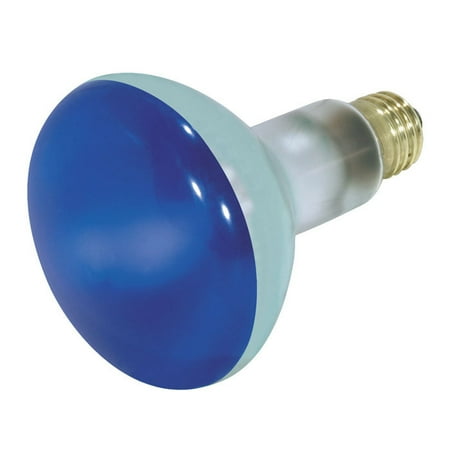 Blue Satco Incandescent Light Bulb - Satco S3228 75W 130V BR30 Blue E26 Medium Base Incandescent light bulb