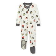 Burt's Bees Baby Boys Sleeper 1-Piece Snug Fit Footed Pajamas (12M-24M)