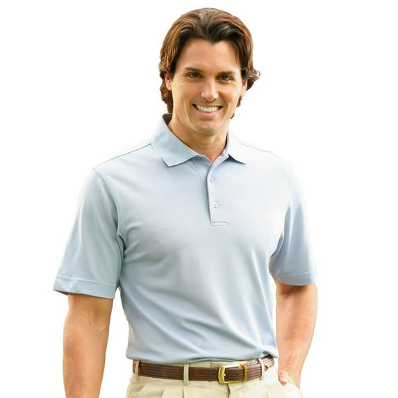 Monterey Club Men's Pique Solid Golf Polo Shirt #1060