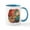 White/Blue Inside, variant on CafePress - Linus All Wound Up! - 11 oz Ceramic Mug - Novelty Coffee Tea Cup