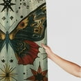 thumbnail image 3 of Chilfamy Bathroom Stall Shower Curtain, Boho Butterfly Floral Bath Curtain Abstract Vintage Sun Moon Shower Curtains Set for Bathroom, Water Resistant Polyester Fabric Washable Machine Wash White, 3 of 7