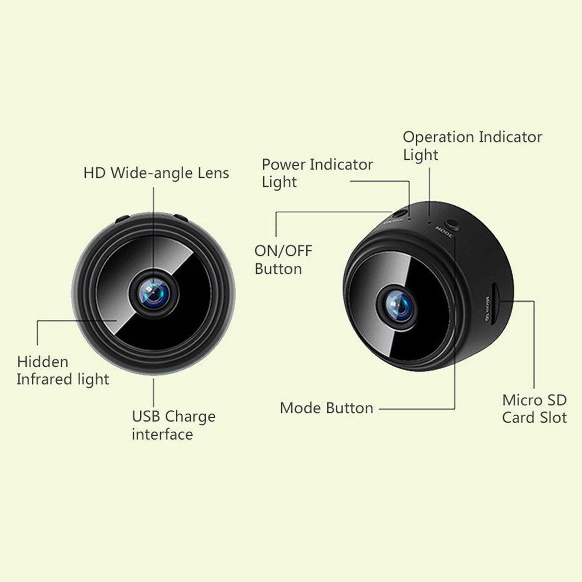 1080P Mini Wireless WIFI IP-Kamera HD Smart Home Security Nachtsicht Camera L9I4 