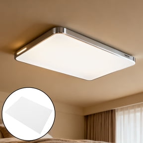 DEEPCRAFF Acrylic Ceiling Light Diffuser White Soft Uniform Glow Home Use