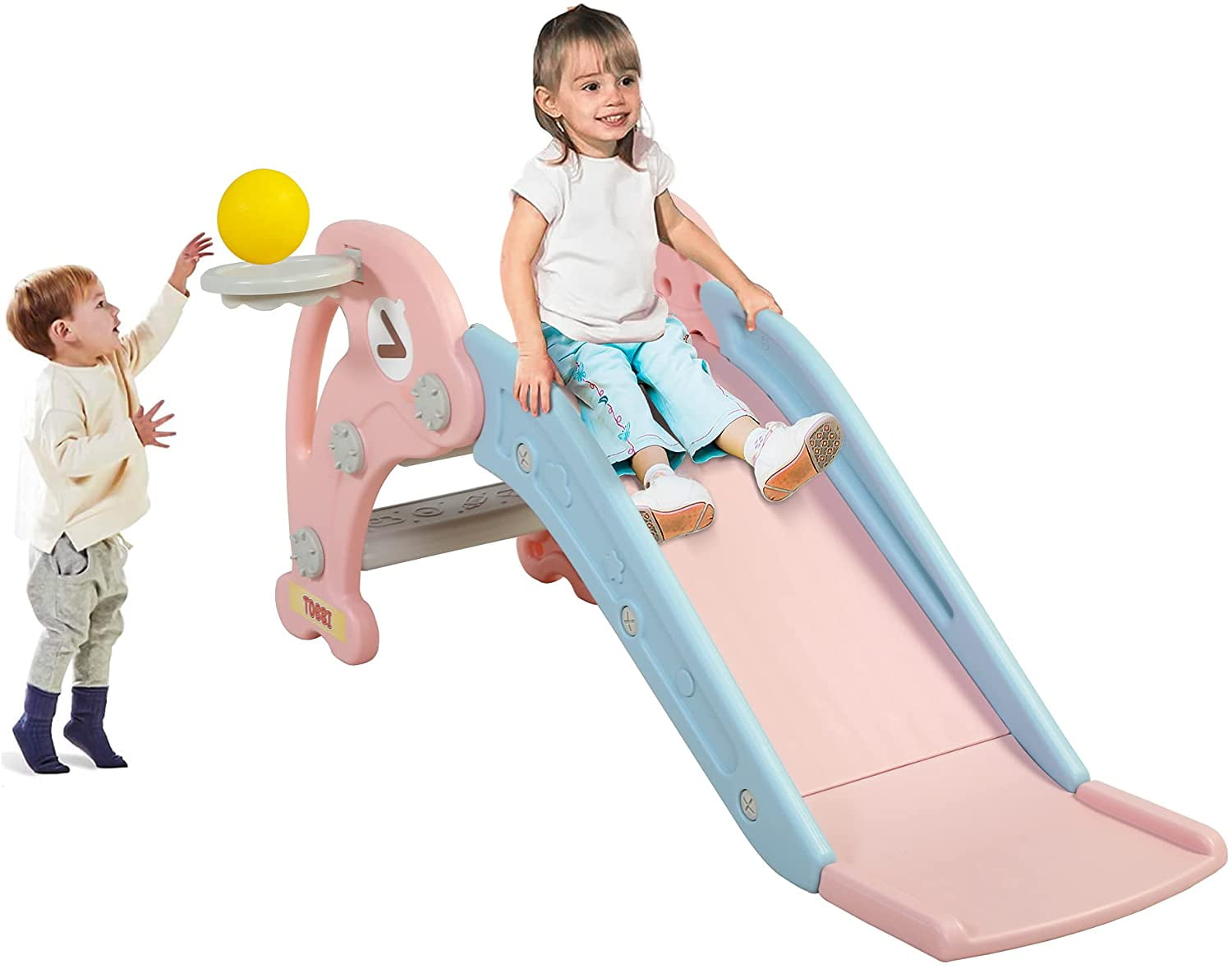 2in1 Children's Room Playground Rocking Horse & Slide Toddler Slide Wipptier 