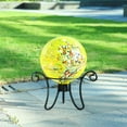 thumbnail image 3 of Outdoor Gazing ball Decoration,Glass gazing globe, with Multi-color decor for Enhancing Garden, Yard, & Walkway Decor（Yellow）, 3 of 8