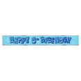 thumbnail image 1 of Unique Party - Pancarta de aluminio fiesta infantil Happy Birthday (Azul), 1 of 7