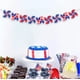 thumbnail image 4 of 9.84ft Patriotic Star Garland Banner for 4th of July Decorations, Red White Blue Stars Bunting for Memorial Day, Veterans Day, Independence Day Decorations Patriotic Holiday Hanging Decorations, 4 of 6