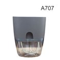 thumbnail image 2 of Cache-pot de Plante Intérieur Plastique Rotin Cache-Fleur Rond Décor Moderne Jardinière, 2 of 7