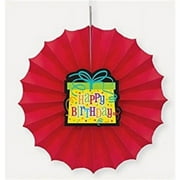 Unique 61780 12 in. Birthday Gift Paper Fan Decoration