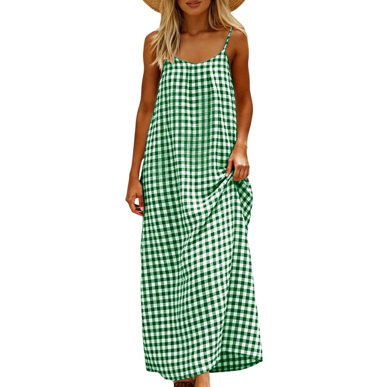womens green gingham dress The Best Gingham Dresses for Every Budget, According to a Fashion Editor