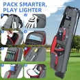 thumbnail image 4 of Sturdum Lightweight Golf Stand Bag, Portable Par 3 Carry Bag with Insulated Cooler Pocket, Durable Golf Bag for Driving Range, Pitch & Putt & Executive Courses, 4 of 8