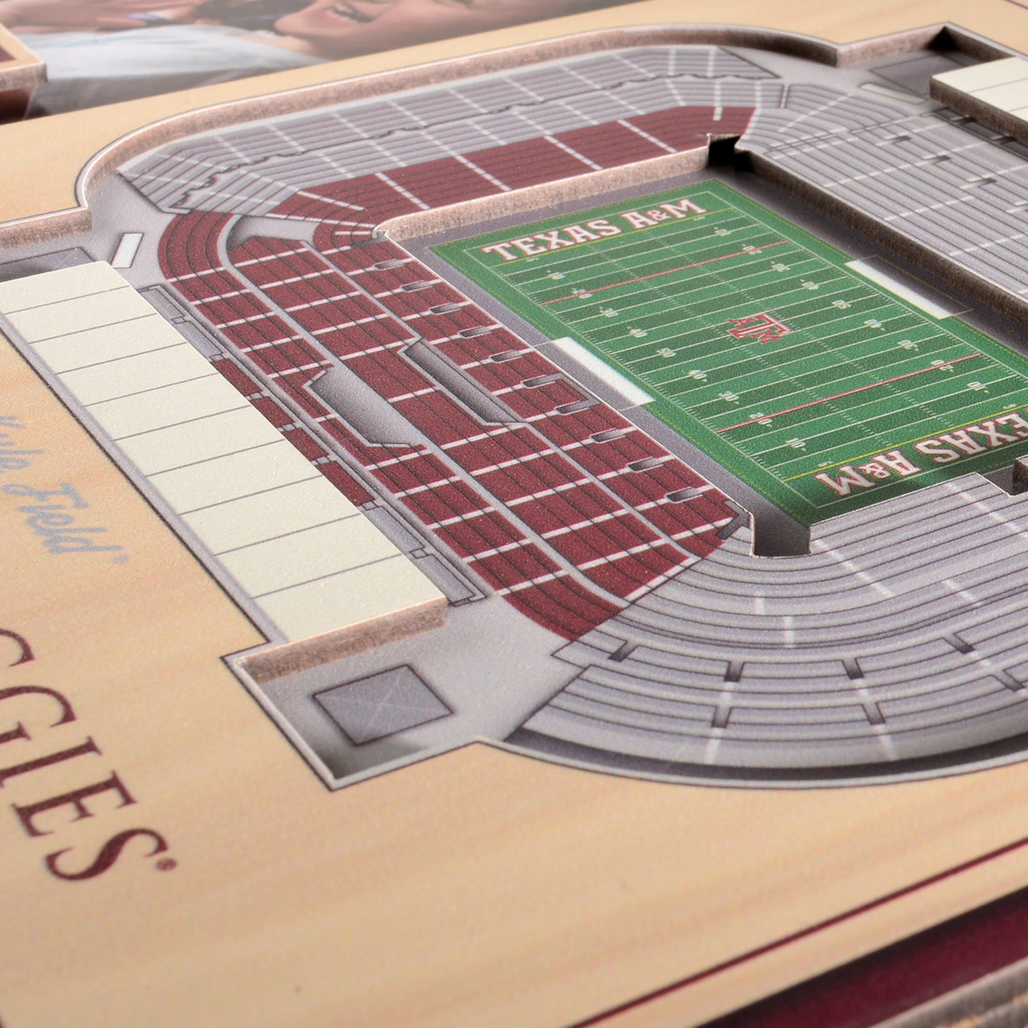 IDNA Texas A&M Aggies 3D StadiumViews Picture Frame