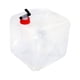 thumbnail image 2 of Bolsa de agua plegable de gran capacidad de 20 l, ideal para camping y picnic (blanca)., 2 of 6