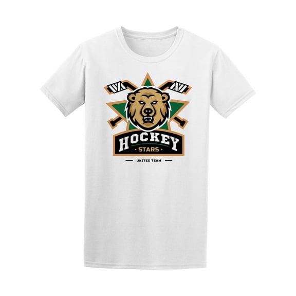 Hockey Stars United Team Bear Tee Men's -Image by Shutterstock