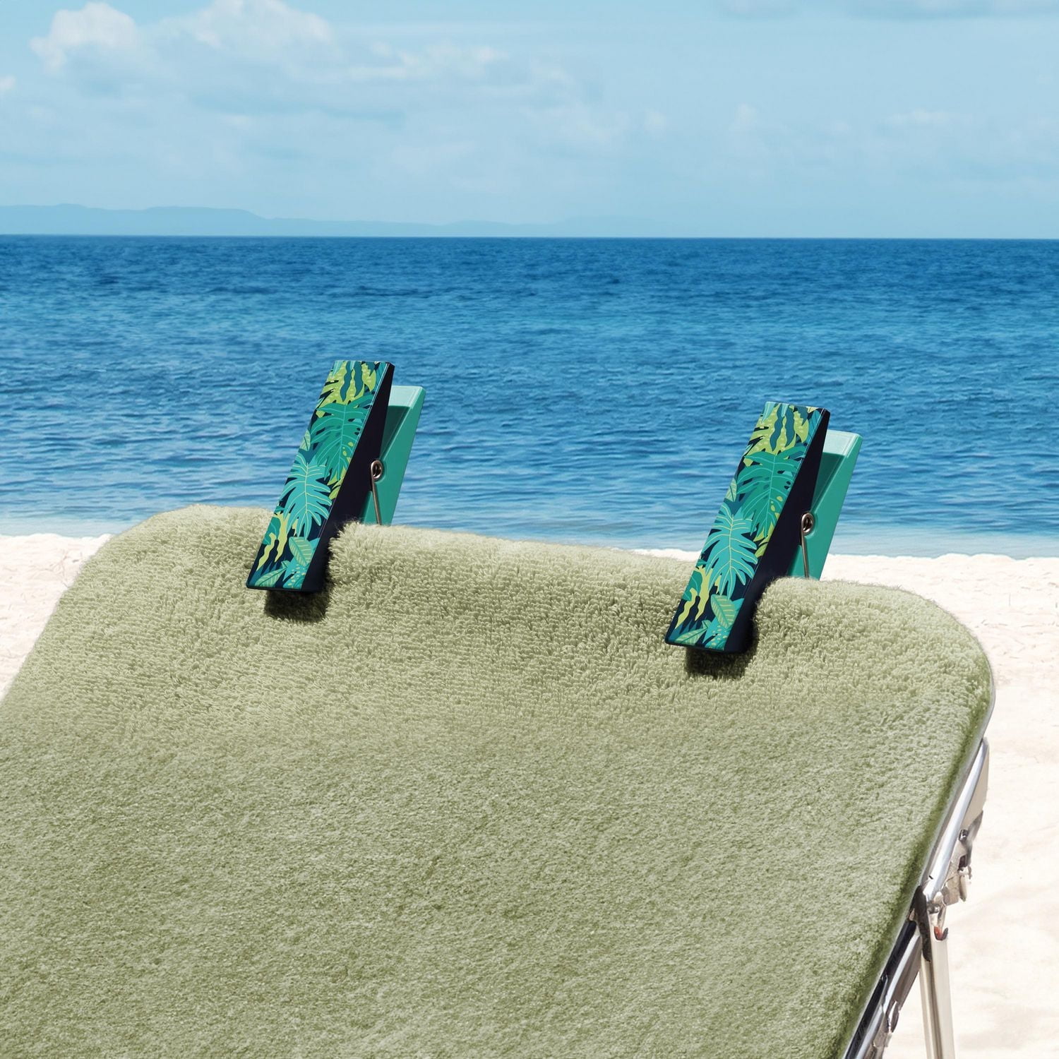 pinces pour serviette de plage