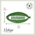 thumbnail image 5 of Motique Accessories Set of 12 Mini Banana Clips Perfect for Adult Female and Girls - Green, 5 of 5