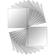 thumbnail image 1 of Mirror Tiles Self-adhesive 15x15cm 18 Pieces Decorative Wall Mirrors, 1 of 5