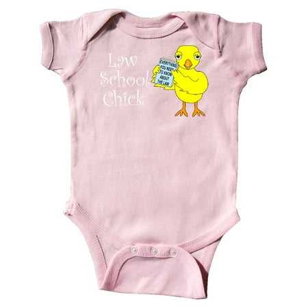 

Inktastic Law School Chick White Text Gift Baby Girl Bodysuit