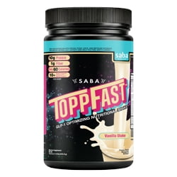 Saba ToppFast Vanilla Protein Powder for Weight Management, Metabolism Support